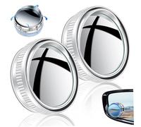 Miroir latéral Blindspot, 2pcs Blindspot Mirror pour la voiture à 360 ° Great angle avec aspiration pour le SUV de voiture