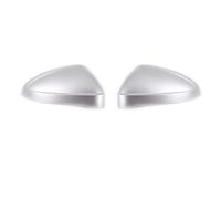 Miroir latéral Couvercle De Rétroviseur Noir De Voiture Cadre De Protection D'aile Latérale Garniture Argentée Coque Chromée Mate Pour Audi A4 A5 S4 RS4 S5 RS5 B9(Matte Silver-2pcs)