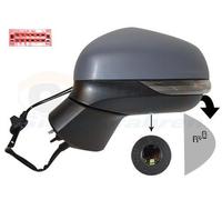 Miroir Latéral Gauche Avec Clignotant Compatible Pour Ford Fiesta VII Van HF HJ