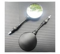 Miroir Latéral Moto Rétroviseur Latéral Universel Noir Pour Moto Rond Pliable Anti-chute 10mm Anti-vibration(A)