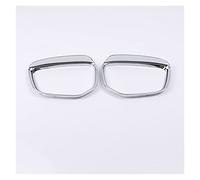 Miroir latéral Pour Mitsubishi Eclipse Pour Cross 2018-2020 Voiture En Fiber Carbone ABS Porte Latérale Rétroviseur Bloc Pluie Sourcil Couverture Garnitures(ABS Chrome)