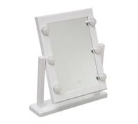 Miroir LED à Poser "Hollywood" 40cm Blanc