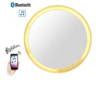 Miroir LED avec enceinte Bluetooth intégrée