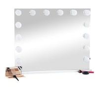 Miroir Led de Maquillage Palmdale avec lumiére réglable et port USB , Blanc Blanc G