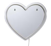 Miroir LED Effet Néon "Cœur" 30cm Rouge