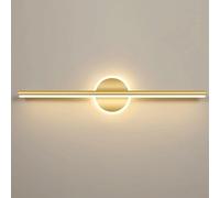 Miroir LED, Lampes Avant, Lampe De Vanité De Salle De Bain Moderne, Lumières De Miroir De Maquillage De Salle De Bain, Baignoire en Métal Doré, Coiffeuse, Applique Murale, Luminaire, 40CM