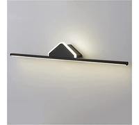 Miroir LED LED MIRMOR FINDS FRANTS Fashion Creative Energy Saving Noir salle de bain Noire Anti-Fog Cabinage à chambre à coucher La lampe Miroir Miroir lampe Mur à coucher, 61 cm Three Color Light