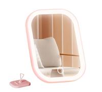 Miroir LED Makeup - 3 couleurs Touch Control Lighted Vanity Mirror, Portable Travel Cosmetic Tool, Compact Design | Girlfriend Daughter Girls Birthday Valentine Party, Pocket Bag, School Desk, Vanity