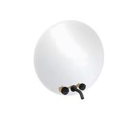 Miroir LED rond 3 trous + mélangeur lavabo encastré 3 trous Grands Boulevards marbré orage et noir