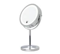 Lanaform Miroir grossissant sur pied STAND_MIRROR X10 tactile lumineux Inox G