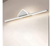 Miroir Light Simple Mirror Mirror Lights, Creative Energy Saving Long Strip Long White Corridor Escair Light Lighting Affaiblissement Assemblage étanche Tableau de table de lit Mur à coucher, lampe