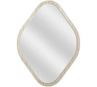 Miroir Losange Déco "Elio" 60cm Naturel