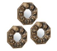 Miroir Lot 3 Set Décoration Mur 25 cm à accrocher Motif