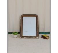 Miroir louis-philippe noir et doré n°1372