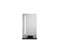 Miroir lumineux burgbad Fiumo, avec éclairage vertical à LED, avec rampe en métal, 450x817mm, SFXP045F3957, Couleur: Bleu glacier soft matt