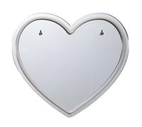 Miroir lumineux cœur rouge style néon avec port USB