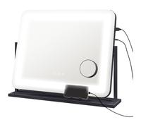 Miroir Lumineux Led 3 Modes D'éclairage Grossissement 10x Rotation À 360° Port Charge Usb