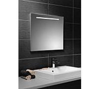 2000 lumineux LED 60x60cm match0 rayures sur le dessus satiné, interrupteur sur le côté.