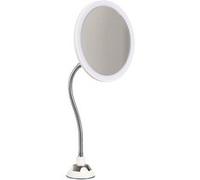 Miroir Lumineux LED Grossissant x5 Flexible à Ventouse - GODIA - ALTOBUY Blanc