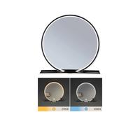 Miroir Lumineux Led Miro Ip44 Tunable White 160lm 230v 10,5w Miroir#Noir Mat