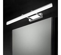 Miroir Lumineux LED Miroir étanche Anti-buée rétractable Rotation 180 ° Miroir de Maquillage lumière Blanc