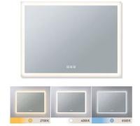 Miroir lumineux LED Mirra IP44 White Switch 1600lm 230V 22W gradable Chrome#Blanc Chrome#Blanc G