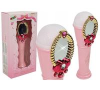 Miroir magique avec microphone, lumière USB rose