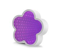 Miroir magique LED - en forme de fleur