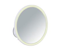 Miroir maquillage LED - WENKO - Isola - Ventouse x5 - Ø 18.5 cm
