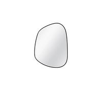 Miroir métal noir organic 50x68 cm - Table Passion - Noir - Métal