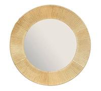 Atmosphera – Miroir Milda – métal doré – D90 cm