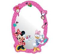 Miroir - Disney - Minnie & Daisy - 15x21.5 cm - Rose/Violet - Fixations adhésives incluses