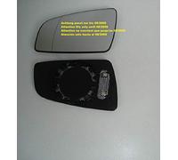 Miroir miroir gauche chauffant Zafira B année de construction 07/2005 à 08/2009 pour rétroviseur extérieur électrique et manuellement réglable