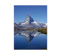 Miroir, Miroir : Le Double Matterhorn,for Children 1000 Pieces Papier Puzzle Jigsaws, DIY Casual Puzzles Toys, for Adults and Teenagers Unique Gifts Toys(50x70cm)-AG38