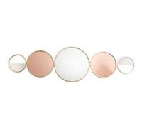 Miroir multi ronds 40 x 140 cm - Amadeus - Multicolore - Verre G