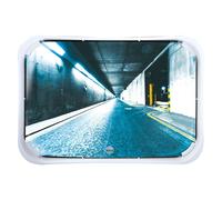 Miroir multi-usages cadre blanc Optique 800x600mm - Polymir - VIALUX - 526