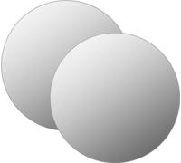 Miroir mural 2 pcs. 40 cm rond verre