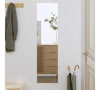 vidaXL Miroir mural 30x100 cm Verre Rectangulaire