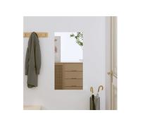 Miroir mural 30x60 cm verre rectangulaire