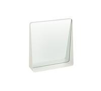 Miroir mural 38x9x41 cm en métal blanc et verre - METTI Blanc G