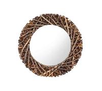 Miroir mural 60 cm Teck Rond