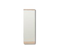 Miroir Mural à Rebord en Chêne Huilé Blanc