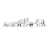 Miroir Mural Animal Éléphant D'Argent Miroir Adhesif Mural Acrylique Stickers Muraux DIY Amovible Decoration Murale Salon Miroir Autocollant 1 Set
