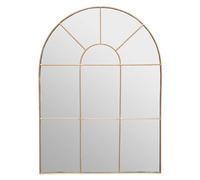 Miroir Mural Arcade en Métal Doré 54 x 74 cm - Atmosphera