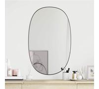 Miroir Mural Argenté 60x40 cm Maquillage Coiffeuse Salle de Bain Salon vidaXL