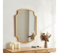 Miroir mural 'Aura' avec cadre MDF 80 x 55 cm doré