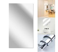 Miroir mural autocollant - Feuille de miroir murale - Feuille de miroir mural - Feuilles amovibles - 200 x 60 cm