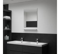 vidaXL Miroir mural avec étagère 50x60 cm Verre trempé