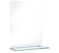 vidaXL Miroir mural avec étagère 40x60 cm Verre trempé