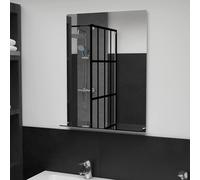 vidaXL Miroir mural avec étagère 50x70 cm Verre trempé
